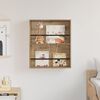 vidaXL Magazine Rack Artisan Oak 60 x 12 x 70 cm Engineered Wood