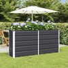 vidaXL Planter Anthracite 160 x 40 x 75 cm Steel