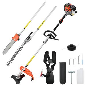 vidaXL Brush Cutter 4-in-1 Function Orange 52 cc 1.45 kW