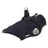 vidaXL Dog Coat with Harness Waterproof Reflective Navy Blue XL
