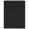 vidaXL Highboard Black 69.5x34x180 cm Engineered Wood