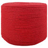 vidaXL Cotton Rope 6 mm 50 m Red 100% Cotton