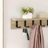 vidaXL Wall-Mounted Coat Rack Sonoma Oak 60 x 10.5 x 10.5 cm