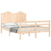 vidaXL Bed Frame without Mattress 140x200 cm Solid Wood