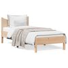 vidaXL Bed Frame without Mattress 75x190 cm Small Single Solid Wood Pine