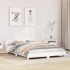 vidaXL Bed Frame without Mattress White 160x200 cm Solid Wood Pine