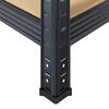 vidaXL 5-Layer Heavy-duty Shelves 2 pcs Anthracite Steel&Engineered Wood