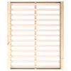 vidaXL Bed Frame without Mattress 200x200 cm Solid Wood