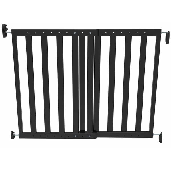 Noma Extending Safety Gate 63.5-106 cm Wood Black 93743