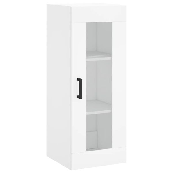 vidaXL Wall Mounted Cabinet White 34.5x34x90 cm