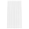 vidaXL Lace Curtain with Curtains Floral White 245 x 200 cm Polyester