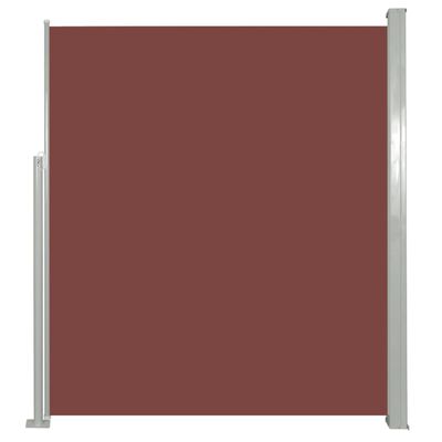 Patio Retractable Side Awning 160 x 300 cm Brown