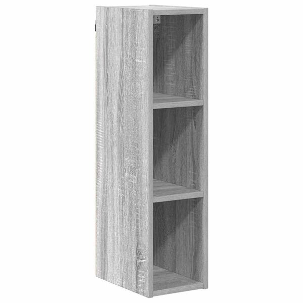 vidaXL Hanging Cabinet Grey Sonoma 20 x 29.5 x 80 cm Engineered Wood