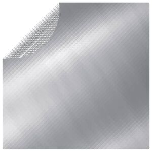 vidaXL Pool Cover | Silver | Polyethylene | 417 cm | Collapsible | Pool Cover