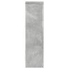 vidaXL Plant Stand 2pcs Concrete Grey 17x17x60 cm Engineered Wood