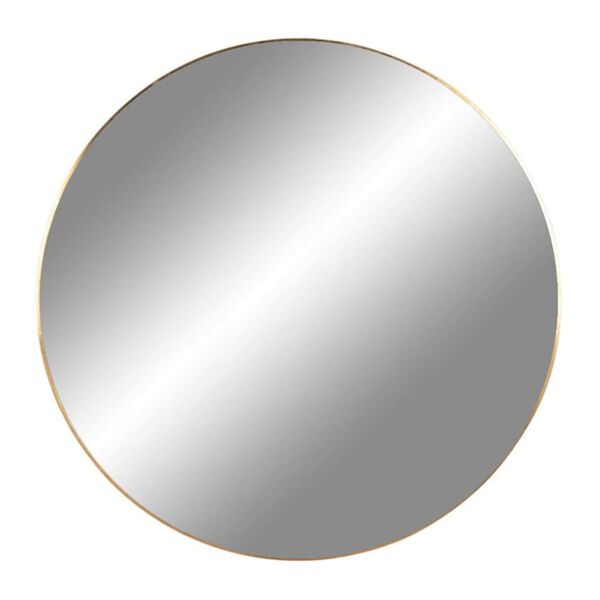 House Nordic Round Mirror Daisy Brass