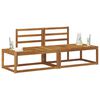 vidaXL Outdoor End Sofa 2 Piece Natural 182.5 x 63 x 73 cm