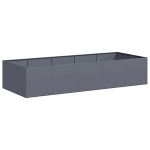 vidaXL Planter Anthracite 200x80x40 cm Steel