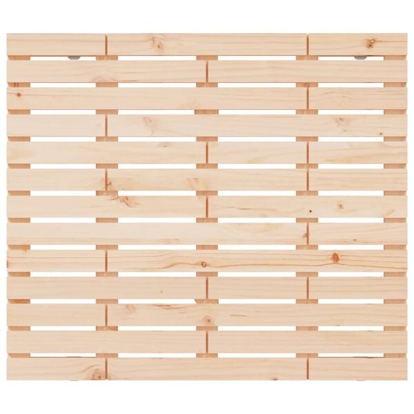 vidaXL Wall Headboard 81x3x91.5 cm Solid Wood Pine