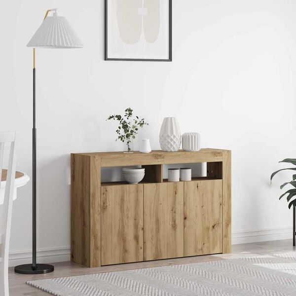 vidaXL Sideboard Artisan Oak 116 x 30 x 75 cm Engineered Wood