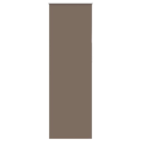 vidaXL Roller Blind Blackout Coffee 85x230 cm Fabric Width 80.7 cm Polyester