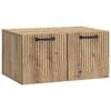 vidaXL Wall-Mounted TV Cabinet 59.5 x 41 x 30 cm Artisan Oak