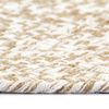 vidaXL Handmade Rug Jute White and Brown 240 cm