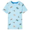 Kids' T-shirt Light Blue Melange 116
