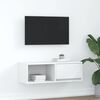 vidaXL TV Cabinet White 80x31x25.5 cm Engineered Wood