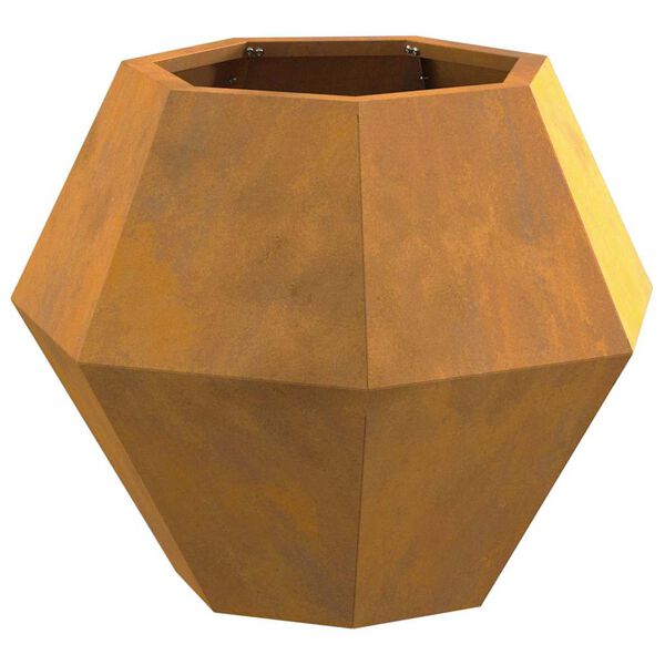 vidaXL Planter Rusty 50 x 50 x 40 cm Weathering Steel