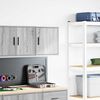 vidaXL Garage Wall Cabinet Grey Sonoma Engineered Wood