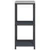 vidaXL Kitchen Storage with Shelf Anthracite 40 x 50 x 92 cm Steel