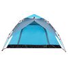 vidaXL Camping Tent Dome 4-Person Blue Quick Release