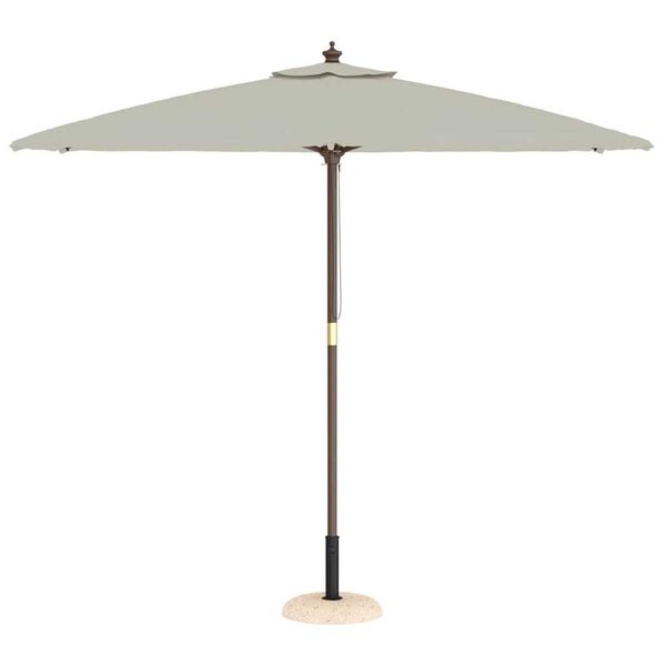 vidaXL Parasol Base Yellow and Black 45 x 45 x 40 cm