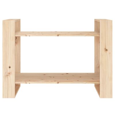 vidaXL Book Cabinet/Room Divider 80x35x56.5 cm Solid Wood Pine