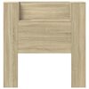 vidaXL Headboard Sonoma Oak 100 x 16.5 x 103.5 cm Engineered Wood