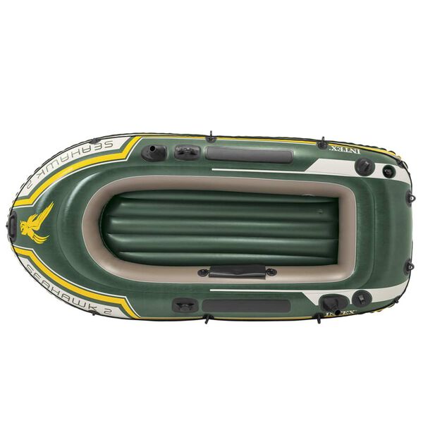 Intex Inflatable Boat Set Seahawk 2 with Trolling Motor and Bracket