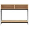 vidaXL Console Table Sonoma Oak 100x30.5x75 cm Engineered Wood
