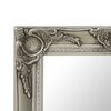 vidaXL Wall Mirror Baroque Style 50x50 cm Silver