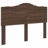vidaXL Headboard Brown Oak Engineered wood