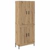 vidaXL Highboard Artisan Oak 69.5 x 34 x 180 cm Engineered Wood
