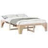 vidaXL Bed Frame Brown 140 x 200 cm Solid Pine Wood
