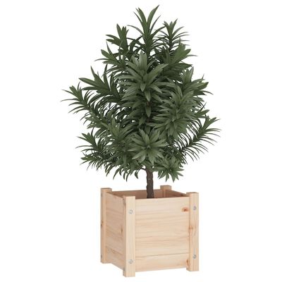 vidaXL Garden Planter 31x31x31 cm Solid Pinewood