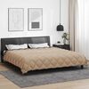 vidaXL Winter Duvet Anthracite and Taupe 220 x 240 cm Microfiber