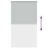 vidaXL Roller Blind Blackout Light Grey 120x210 cm Fabric Width 116.6 cm Polyester