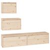 vidaXL TV Cabinets 4 pcs Solid Wood Pine