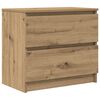 vidaXL TV Cabinet Artisan Oak 60x35x54 cm Engineered Wood