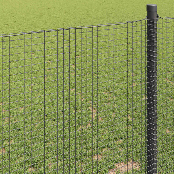 vidaXL Welded Wire Fence Grey 0.5 x 100 m