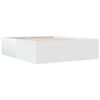 vidaXL Bed Frame without Mattress White 160x200 cm