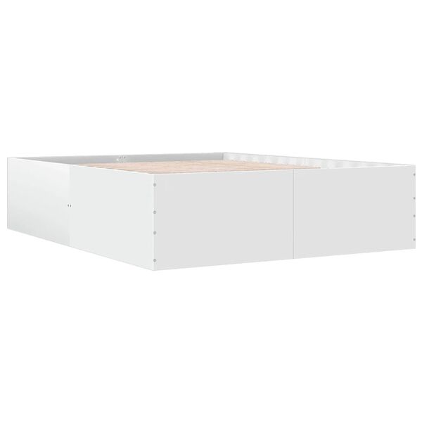 vidaXL Bed Frame without Mattress White 160x200 cm